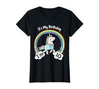 It's My 10th Birthday Cute Unicorn 10 Year Old Girls Maglietta