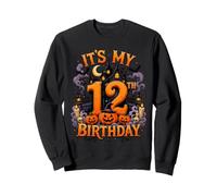 It's My 12th Birthday Halloween Haunted House Pumpkin Party Felpa