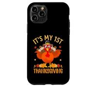 It's My 1st Thanksgiving Turkey Thankful For Family Custodia per iPhone 11 Pro