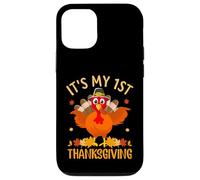 It's My 1st Thanksgiving Turkey Thankful For Family Custodia per iPhone 12/12 Pro