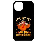 It's My 1st Thanksgiving Turkey Thankful For Family Custodia per iPhone 13