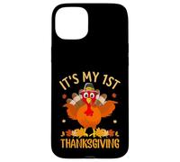 It's My 1st Thanksgiving Turkey Thankful For Family Custodia per iPhone 15 Plus