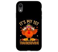 It's My 1st Thanksgiving Turkey Thankful For Family Custodia per iPhone XR