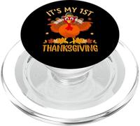 It's My 1st Thanksgiving Turkey Thankful For Family PopSockets PopGrip per MagSafe