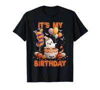 It's My 3rd Birthday Cute Ghost Boo 3 Years Old Halloween Maglietta