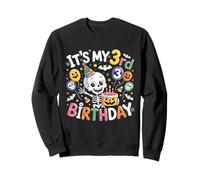 It's My 3rd Birthday Skeleton Halloween Toddler Boy Girl Felpa