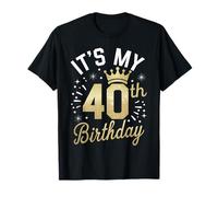It's My 40th Birthday Queen | Festa delle donne di 40 anni Maglietta