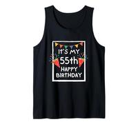 It's My 55th Birthday Happy 55 Year Old Birthday Men Women Canotta