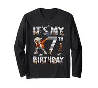 It's My 7th Birthday Dabbing Boy Italiano Brainrot Meme Maglia a Manica