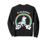 It's My 7th Cute Unicorn 7 Year Old Girls Felpa