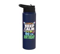 It's My 80th Birthday Funny 80 Anni Stainless Steel Insulated Water Bottle