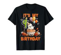 It's My 9th Birthday Cute Ghost Boo 9 Years Old Halloween Maglietta
