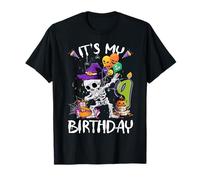 It's My 9th Birthday Skeleton Lover 9 Year Old Boys Girls Maglietta