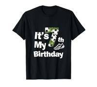 It's My Birthday 7th Soccer Boy 7 Year Old Sport Fan 7yr Maglietta