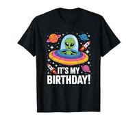 It's My Birthday Alien Space Party Celebration Astronomy Maglietta
