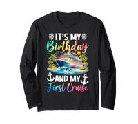 It's My Birthday And My First Cruise Party Maglia a Manica