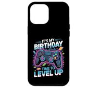 It's My Birthday Boy Time to Level Up Videogioco Regalo Ragazzi Custodia per iPhone 12 Pro Max