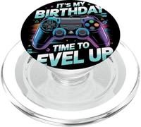 It's My Birthday Boy Time to Level Up Videogioco Regalo Ragazzi PopSockets PopGrip per MagSafe