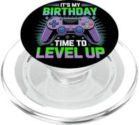 It's My Birthday Boy Time to Level Up Videogioco Regalo Ragazzi PopSockets PopGrip per MagSafe