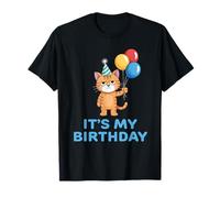It's My Birthday Cat Maglietta