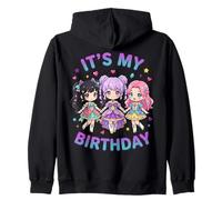 It's My Birthday - Cute Birthday Girl KPOP Chibi Felpa con Cappuccio