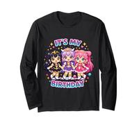 It's My Birthday - Cute Birthday Girl KPOP Chibi Maglia a Manica