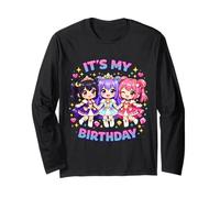 It's My Birthday - Cute Birthday Girl KPOP Chibi Maglia a Manica