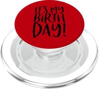 It's My Birthday È il Mio Compleanno Bel Design Per Feste PopSockets PopGrip per MagSafe