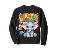 It's My Birthday Elephant Kids 2 Anni Ragazza Felpa