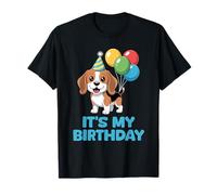 It's My Birthday Kawaii Beagle Maglietta