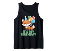 It's My Birthday Kawaii Fox Canotta