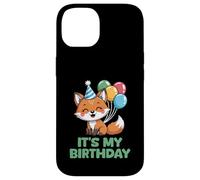 It's My Birthday Kawaii Fox Custodia per iPhone 14
