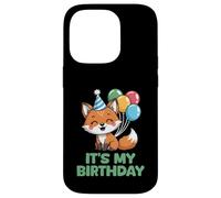 It's My Birthday Kawaii Fox Custodia per iPhone 14 Pro