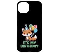 It's My Birthday Kawaii Fox Custodia per iPhone 15 Plus
