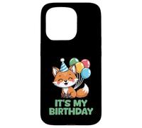 It's My Birthday Kawaii Fox Custodia per iPhone 15 Pro
