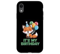 It's My Birthday Kawaii Fox Custodia per iPhone XR
