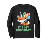 It's My Birthday Kawaii Fox Maglia a Manica