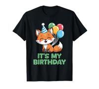 It's My Birthday Kawaii Fox Maglietta