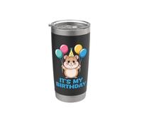 It's My Birthday Kawaii Hamster Bicchiere termico in acciaio inox doppia parete