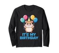 It's My Birthday Kawaii Hamster Maglia a Manica
