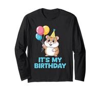 It's My Birthday Kawaii Hamster Maglia a Manica