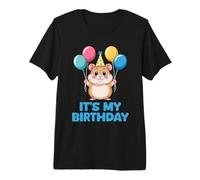 It's My Birthday Kawaii Hamster Maglietta Premium