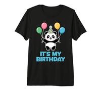 It's My Birthday Kawaii Panda Maglietta Premium