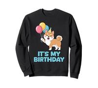 It's My Birthday Kawaii Shiba Inu Felpa