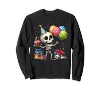 It's My Birthday Party Halloween Skeleton Birthday Toddler Felpa