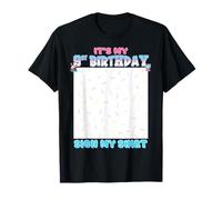 It's My Birthday Sign My Shirt Baseball Ice Cream Drip Boys Maglietta