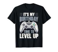 It's My Birthday Time To Level Up Videogiochi Console Brother Maglietta