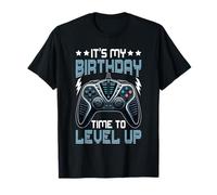 It's My Birthday Time To Level Up Videogiochi Console Sibling Maglietta