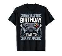 It's My Birthday Time To Level Up Videogiochi Console Sibling Maglietta