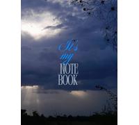 It's my note book: Unruled notebook size 17.61 width and 11.25 height